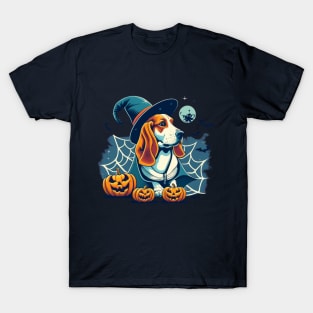 Basset Hound Pumpkin T-Shirt